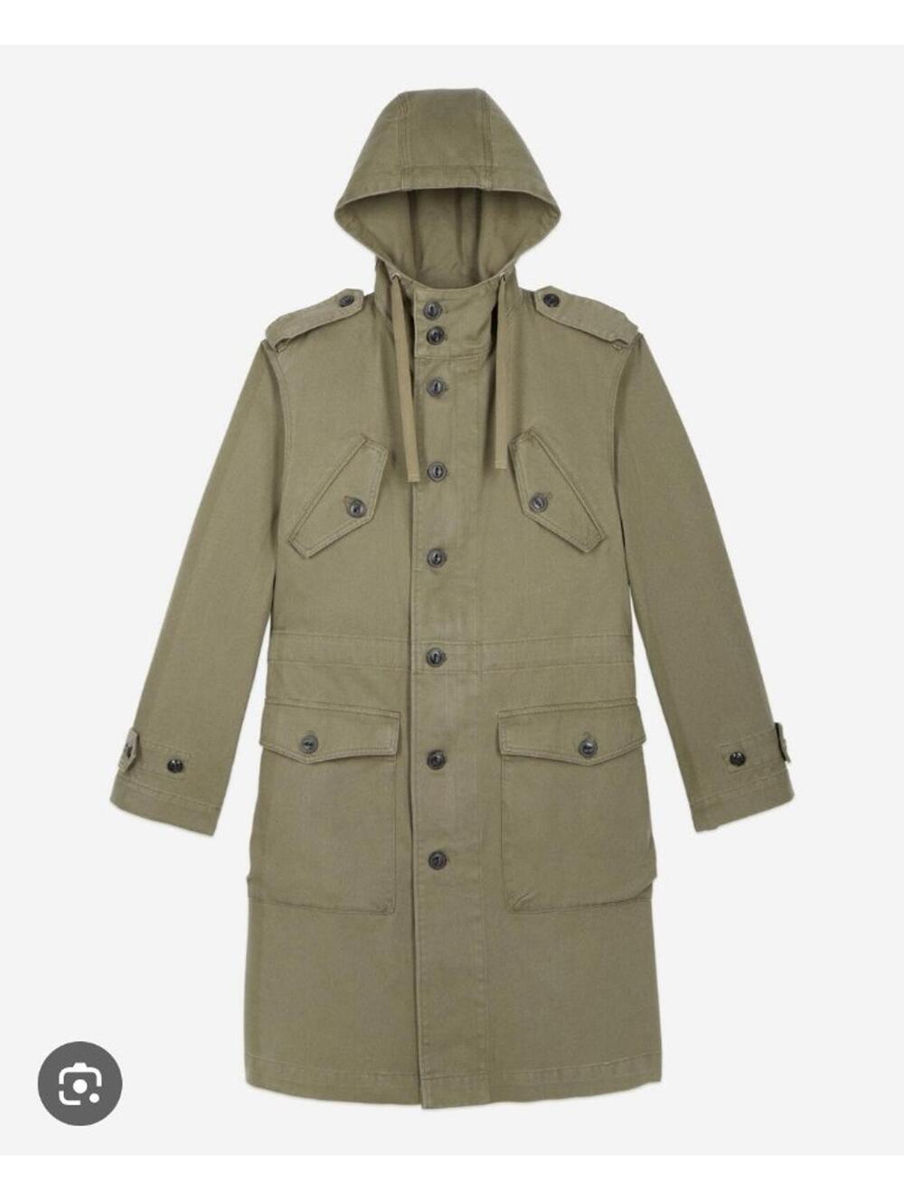 The Kooples Khaki Parka (S)